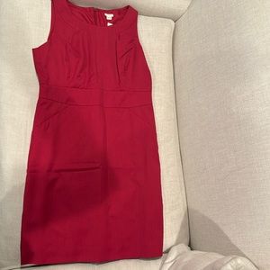 J Crew NWT Red Suiting Dress